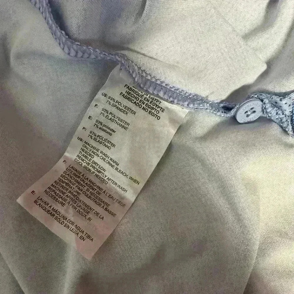 Adidas Golf Polo Shirt 2XL Blue & White for Men - Picture 5 of 11